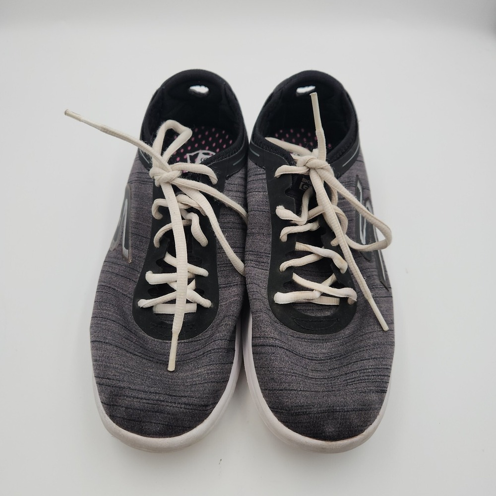 Skechers Goga Mat‎ Go Step Women's Sneakers Gray Lace Up Athletic Running Shoes